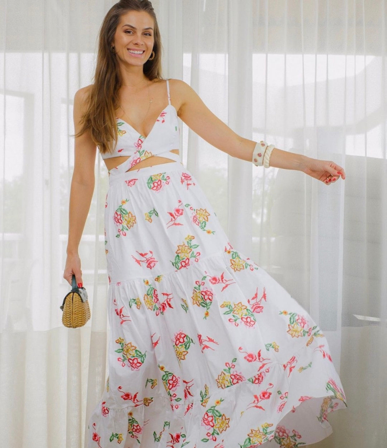 Cutout Garden Dress